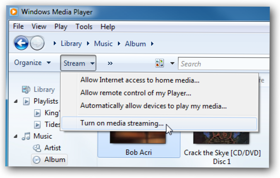 Udostępnianie multimediów cyfrowych innym komputerom w sieci domowej w systemie Windows 7 (Jak)