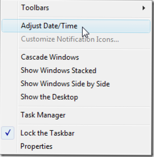 Vizualizați mai multe zone de timp pe desktop-ul Vista (Cum să)