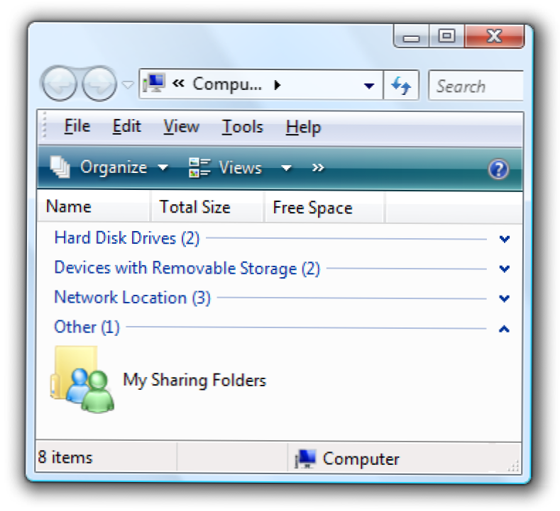 Какво представлява тази икона "My Sharing Folders" в компютъра ми и как да го премахна? (Как да)