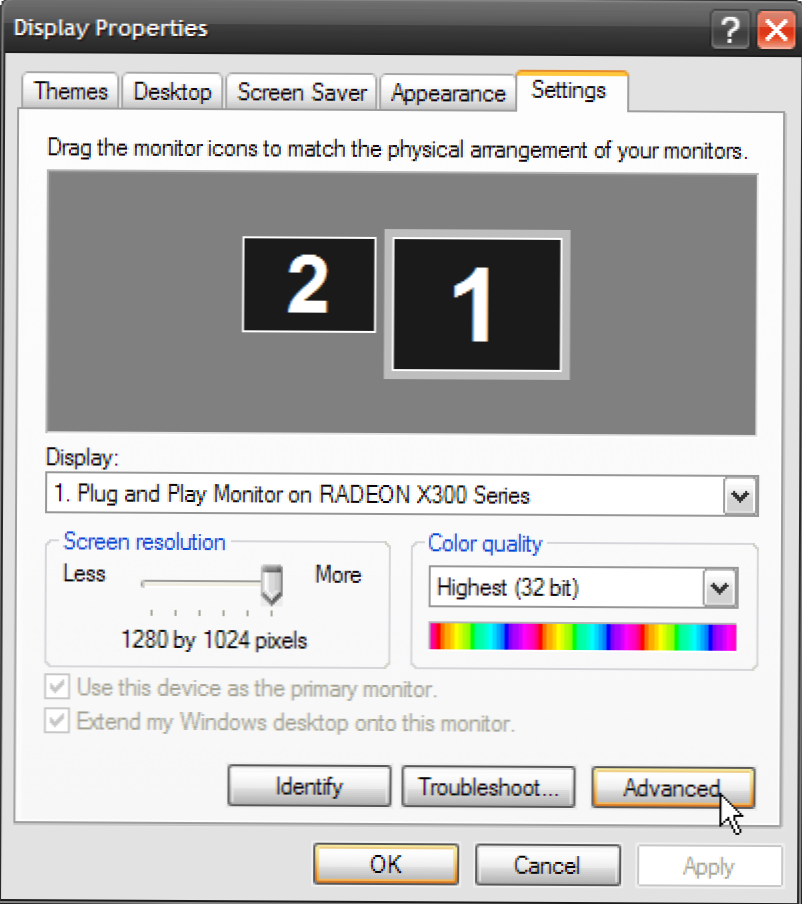 XP: Podešavanje treperenja zaslona na CRT monitorima (Kako da)