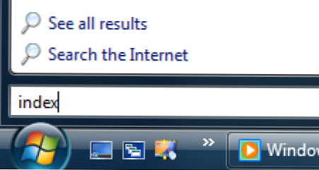 Добавяне на позиции за индексиране в Windows Vista (Как да)