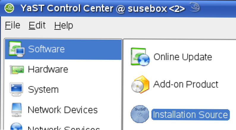 Konfigurējiet Suse, lai izmantotu interneta krātuves CD / DVD vietā (Kā)
