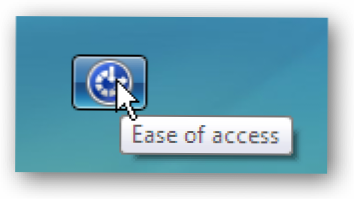 Poista Ease of Access -painike Vistan kirjautumisnäytöstä (Miten)