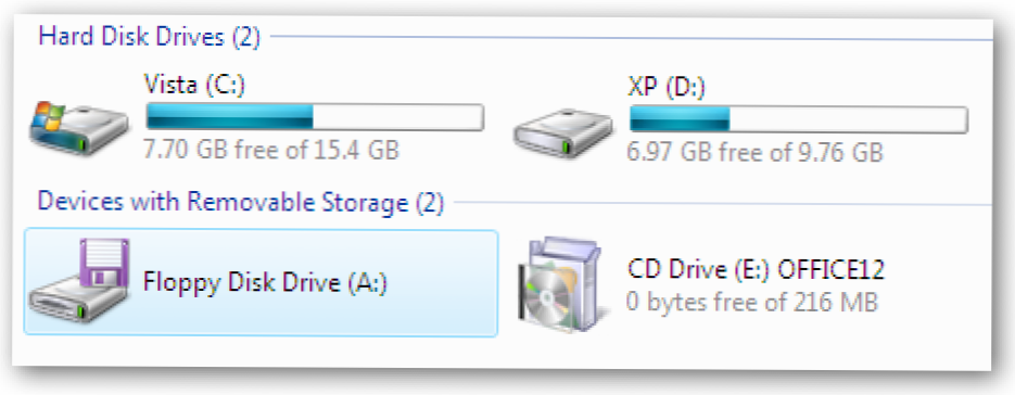Ascundeți unitățile din computer în Windows 7 sau Vista (Cum să)