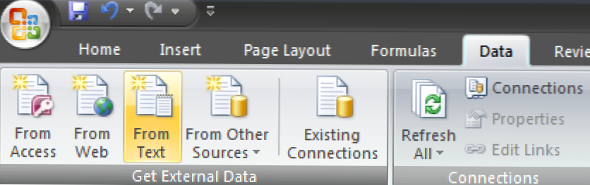 Импортиране на текст в Excel 2007 (Как да)
