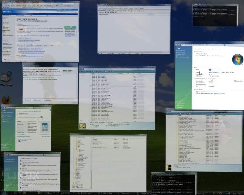Mac OSX Expose Clone за Windows Vista (Как да)