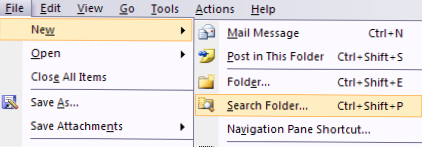 Economisiți timp cu foldere de căutare în Outlook 2007 (Cum să)