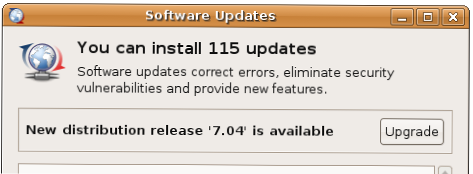 Actualizarea Ubuntu de la Edgy la Feisty (6.10 - 7.04) (Cum să)