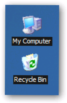 Защо моите икони имат цвят на фона в Windows XP? (Как да)