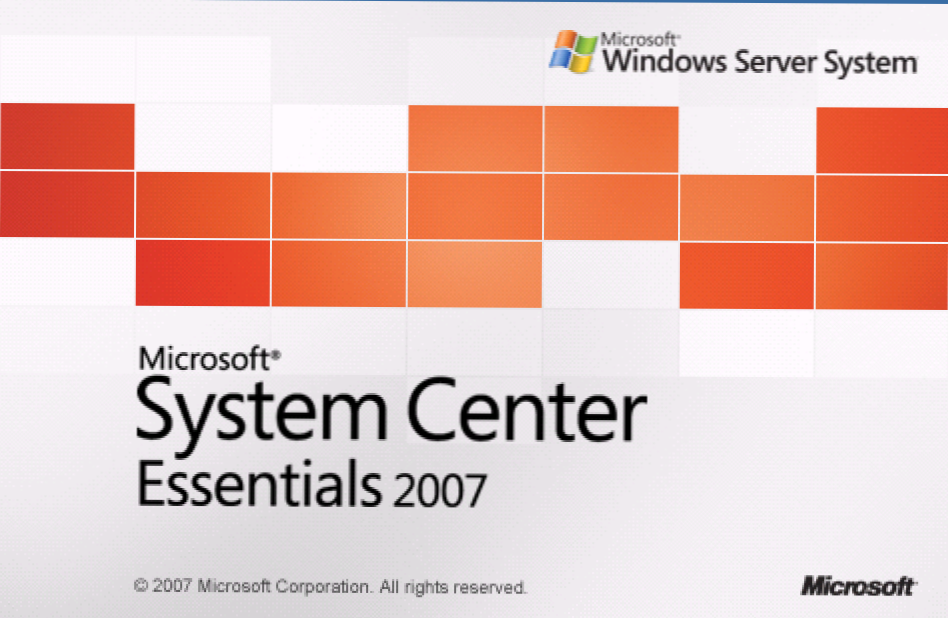 Windows System Center Essentials 2007 (Kako da)