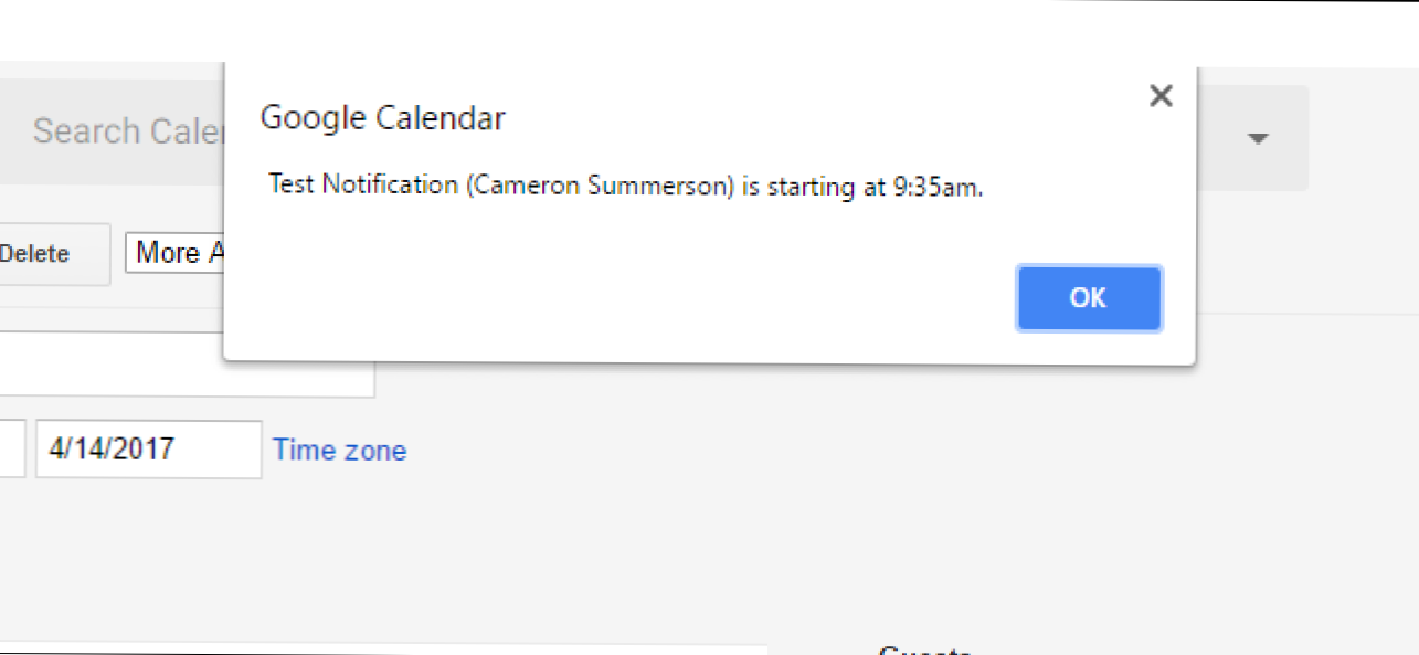 Jak dostosować powiadomienia Kalendarza Google w Internecie (Jak)