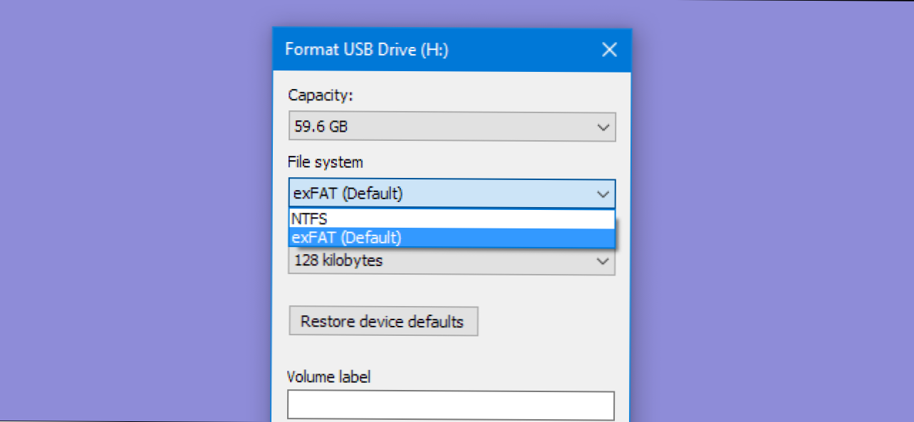 Jak sformatować napędy USB większe niż 32 GB w systemie FAT32 w systemie Windows (Jak)