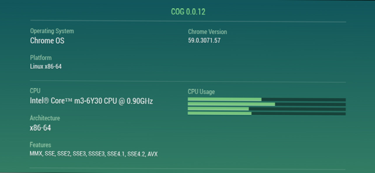 Modul de monitorizare a resurselor de sistem ale Chromebookului cu funcția Cog (Cum să)