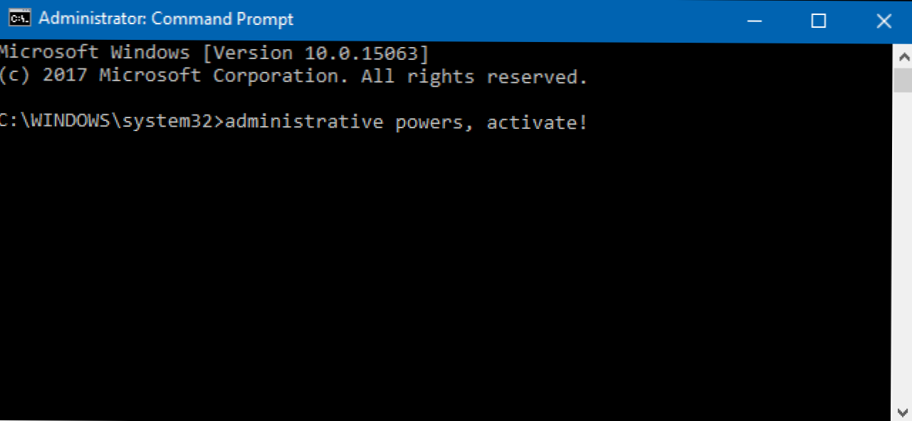 Cum se deschide Promptul de comandă ca administrator în Windows 8 sau 10 (Cum să)