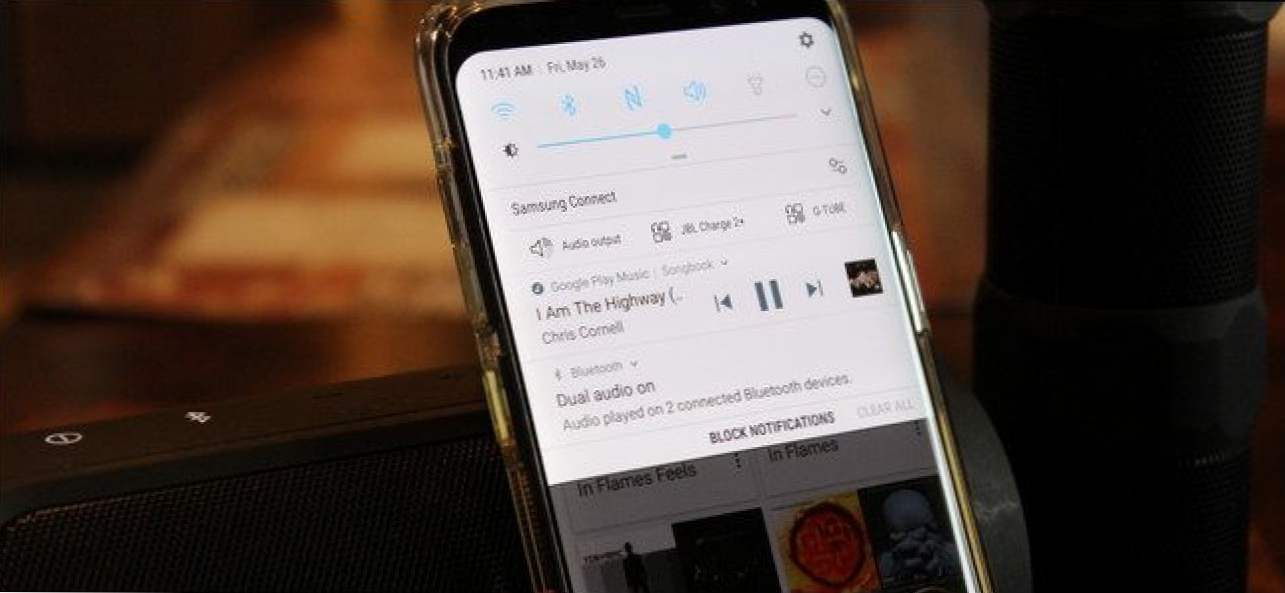 Kako igrati Bluetooth audio na dva zvučnika u isto vrijeme s Galaxy S8 (Kako da)