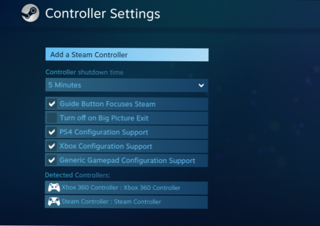 steam playstation controller