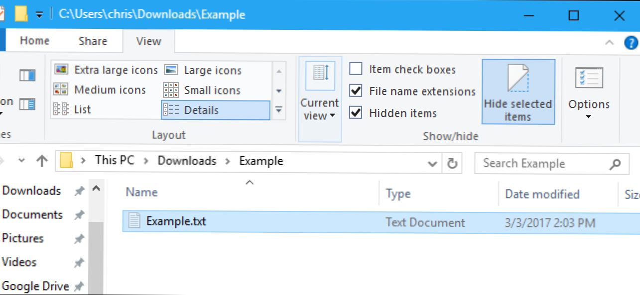 Как да показвате скрити файлове и папки в Windows 7, 8 или 10 (Как да)