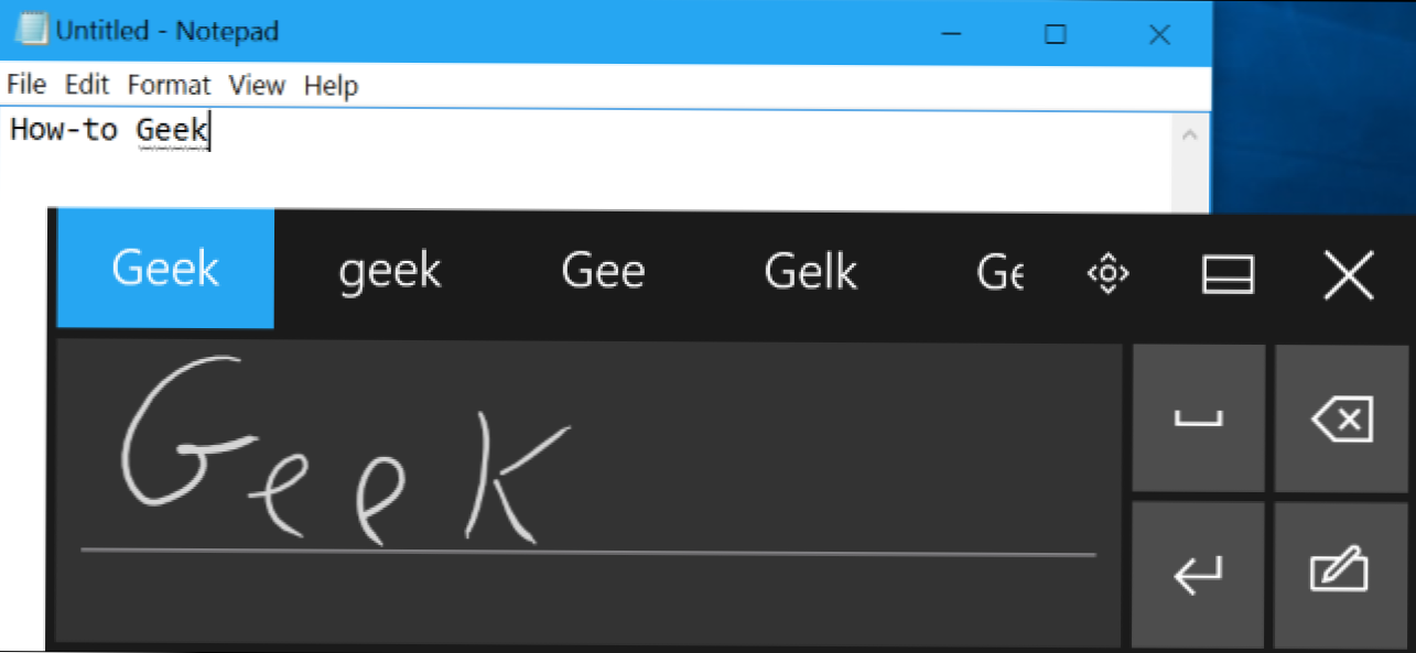Cum se utilizează intrarea scrierii de mână pe Windows 10 (Cum să)