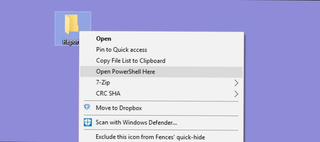 Jak dodać "Otwórz PowerShell tutaj" do menu prawego przycisku myszy dla folderu w systemie Windows (Jak)