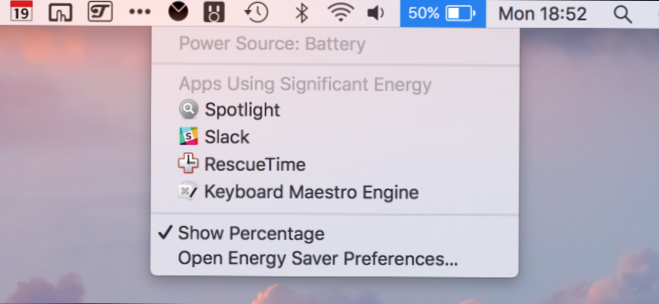 Как да върна "оставащо време на батерията" в MacOS Sierra (Как да)