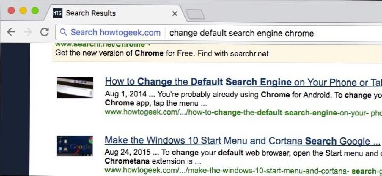 Kako promijeniti Chrome zadanu tražilicu (Kako da)