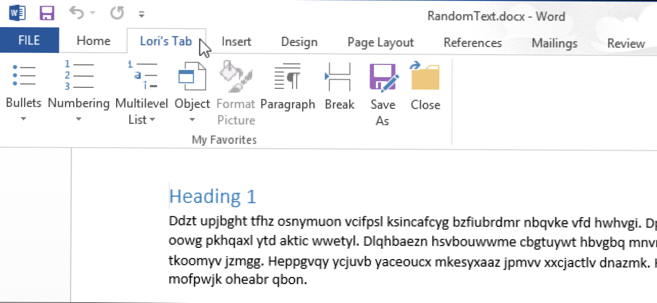 Kā izveidot pielāgotu cilni Microsoft Office joslā (Kā)