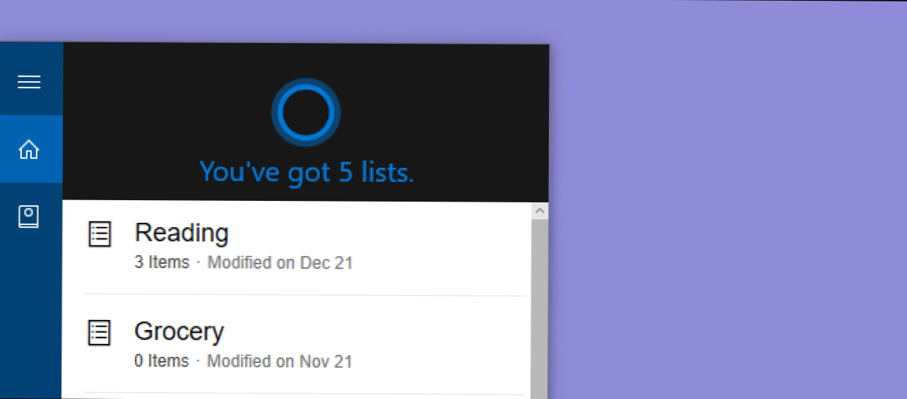 Cara Membuat dan Mengedit Daftar Menggunakan Cortana (dan Sinkronkan Mereka dengan Wunderlist) (Bagaimana caranya)