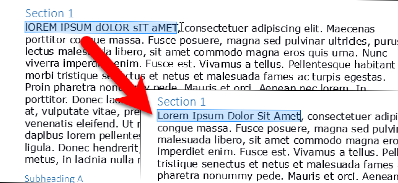 Jak łatwo zmienić wielkość liter w LibreOffice Writer (Jak)