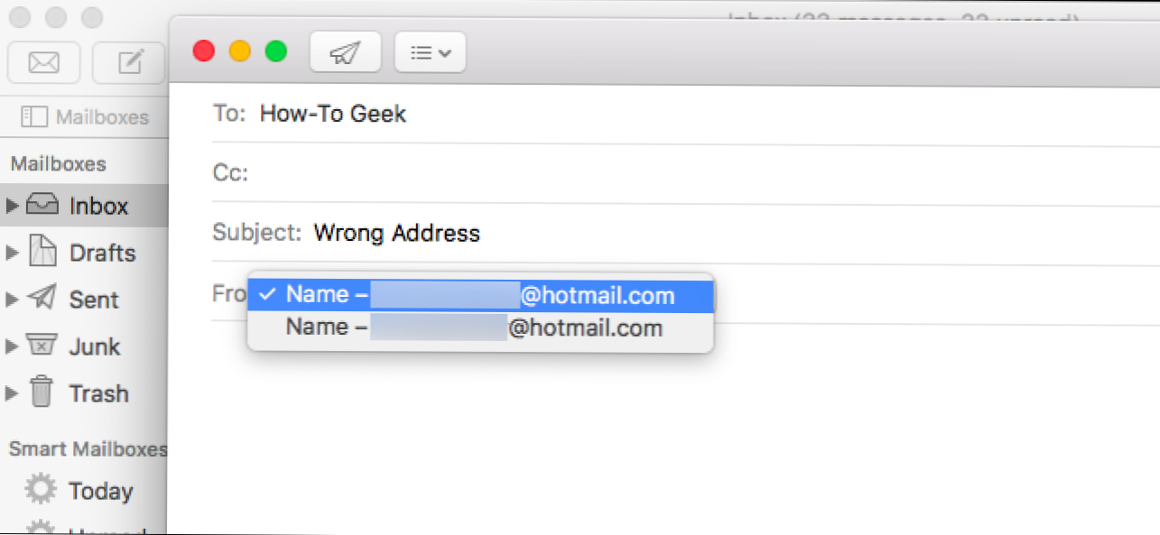 Miten korjata Apple Mail Sähköpostit lähetetään väärältä sähköpostiosoitteelta Mac-tietokoneeltasi (Miten)