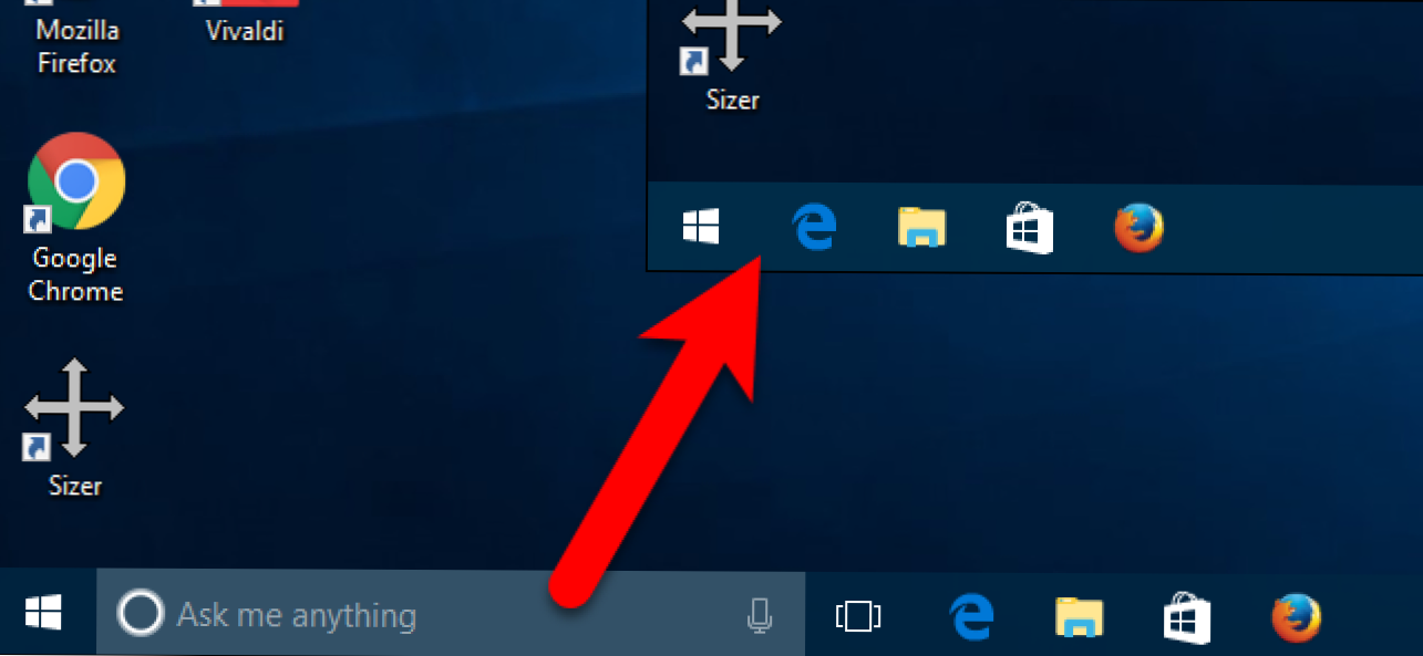 Cara Menyembunyikan Kotak Cari / Cortana dan Tombol Tampilan Tugas di Windows 10 Taskbar (Bagaimana caranya)