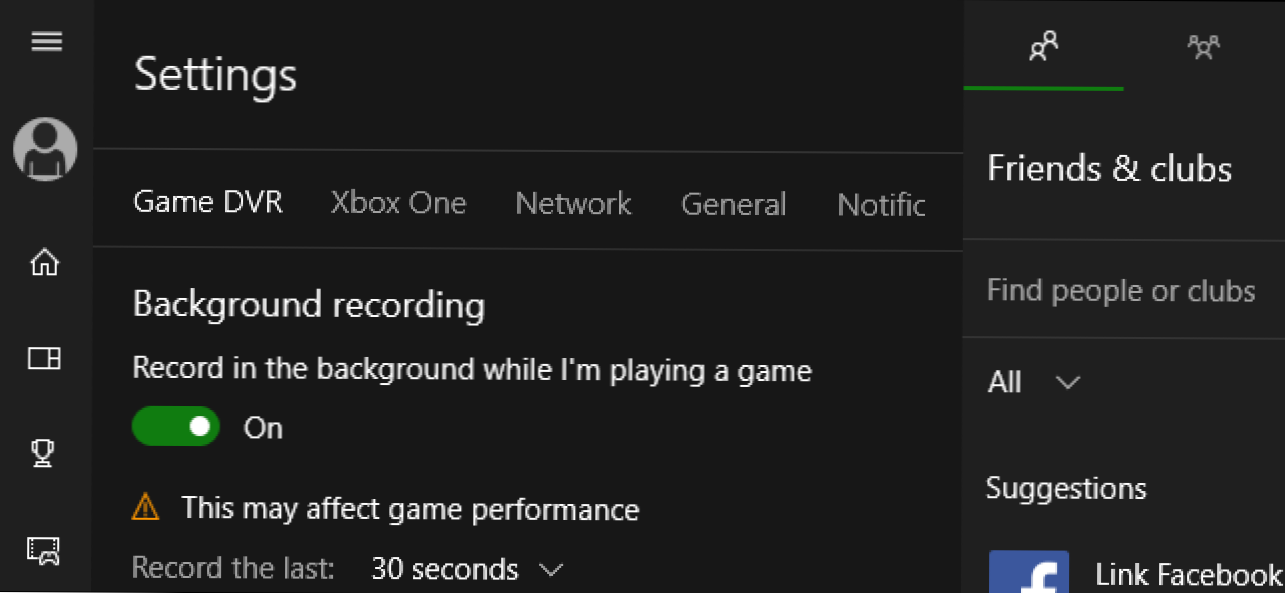 Start recording. Windows 10 game DVR.