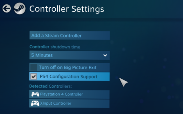 how to use ps4 controller on pc steam