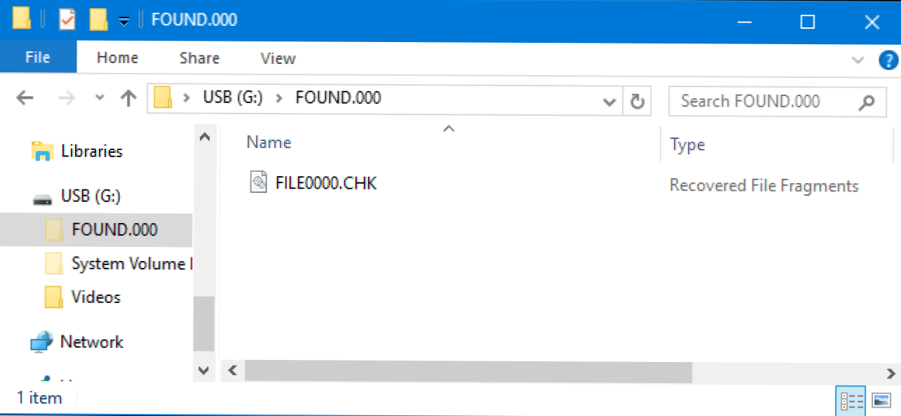 Apakah File FOUND.000 dan File FILE0000.CHK di Windows? (Bagaimana caranya)