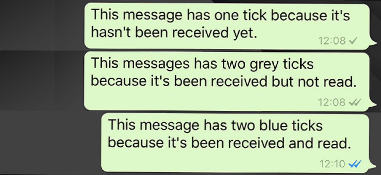 Što Little Checkmarks u WhatsApp znači? (Kako da)