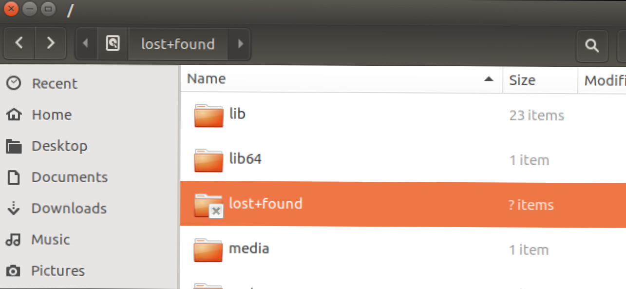 Какво представлява изгубената + намирана папка на Linux и MacOS? (Как да)