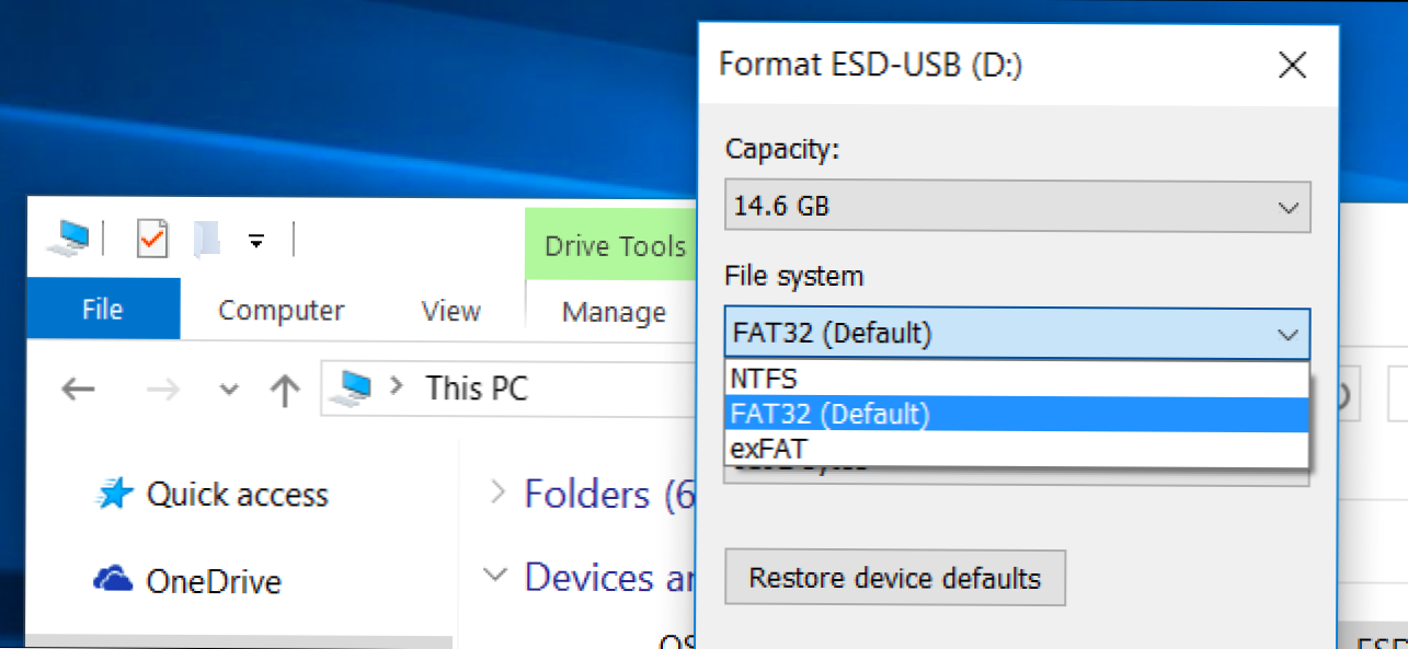 Koja je razlika između FAT32, exFAT i NTFS? (Kako da)