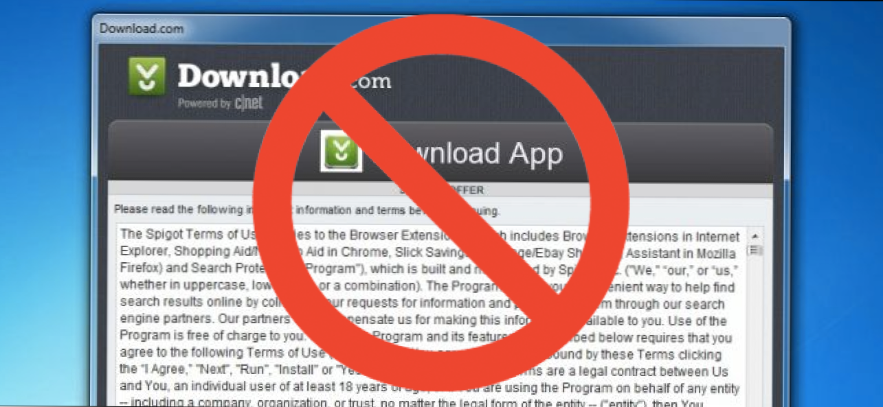 Download.com a oprit în cele din urmă Coupware Bundling (Cum să)