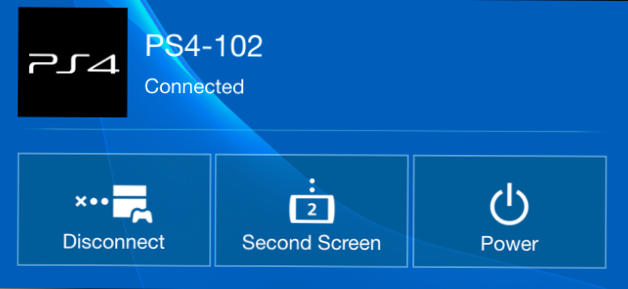 ps4 second screen