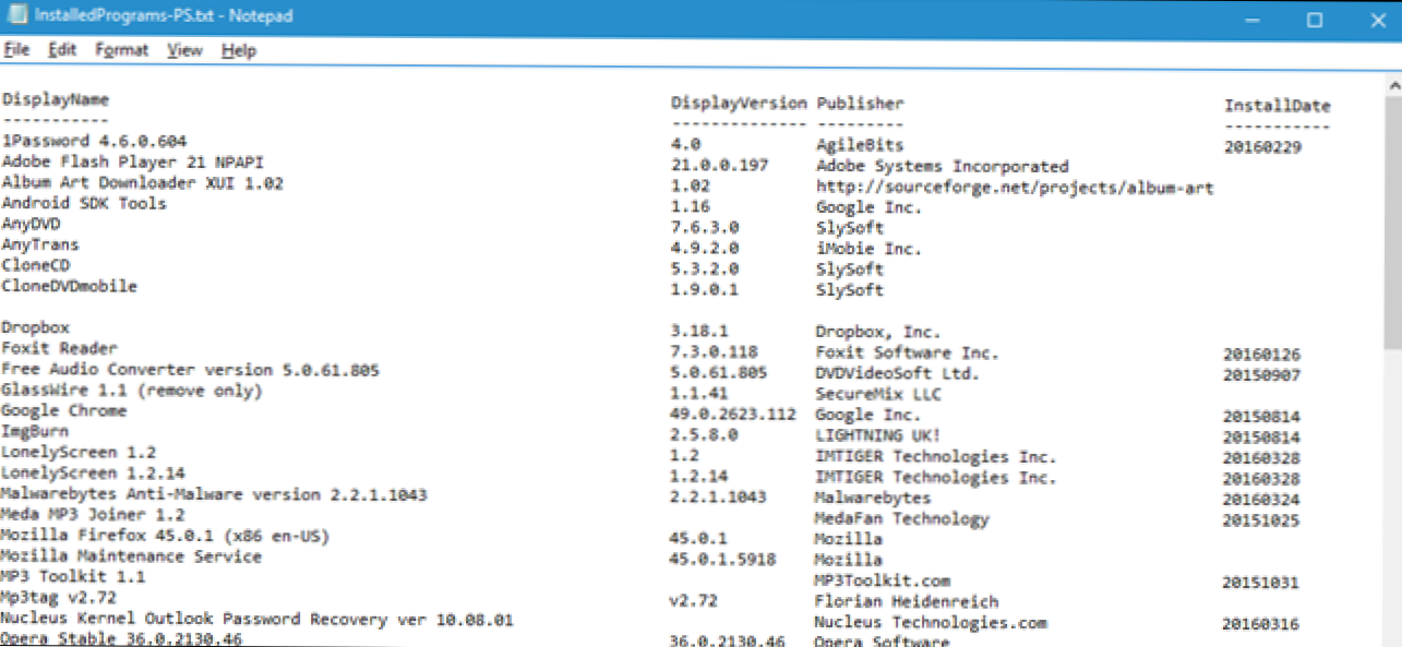 Kā izveidot savu instalēto programmu sarakstu operētājsistēmā Windows (Kā)