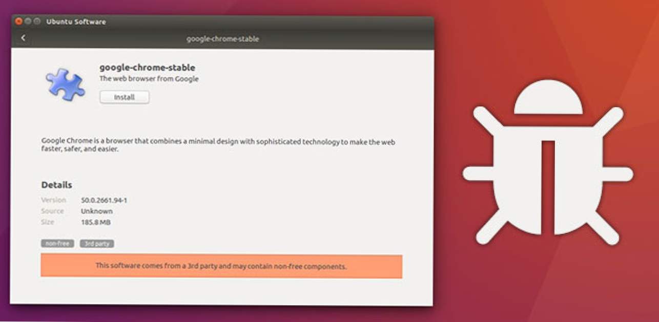 Kako instalirati pakete .deb bez "Ubuntu softvera" u Ubuntu 16.04 (Kako da)