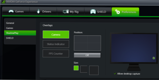 how to record your pc gameplay with nvidia shadowplay 4