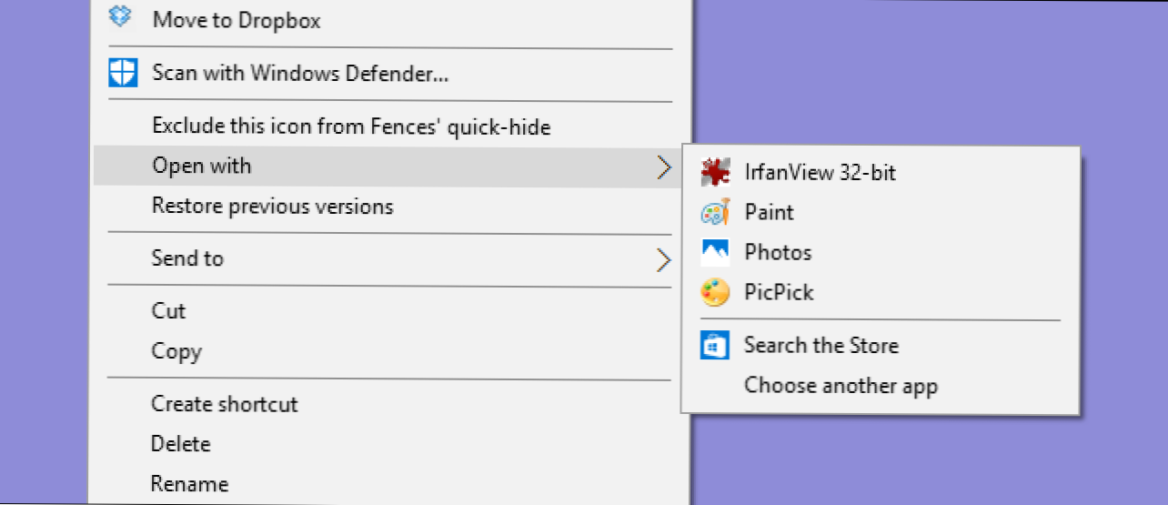 Jak usunąć programy z menu kontekstowego "Otwórz za pomocą" w systemie Windows (Jak)