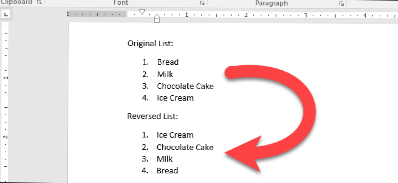 Jak odwrócić listę numerowaną lub wypunktowaną w programie Microsoft Word (Jak)