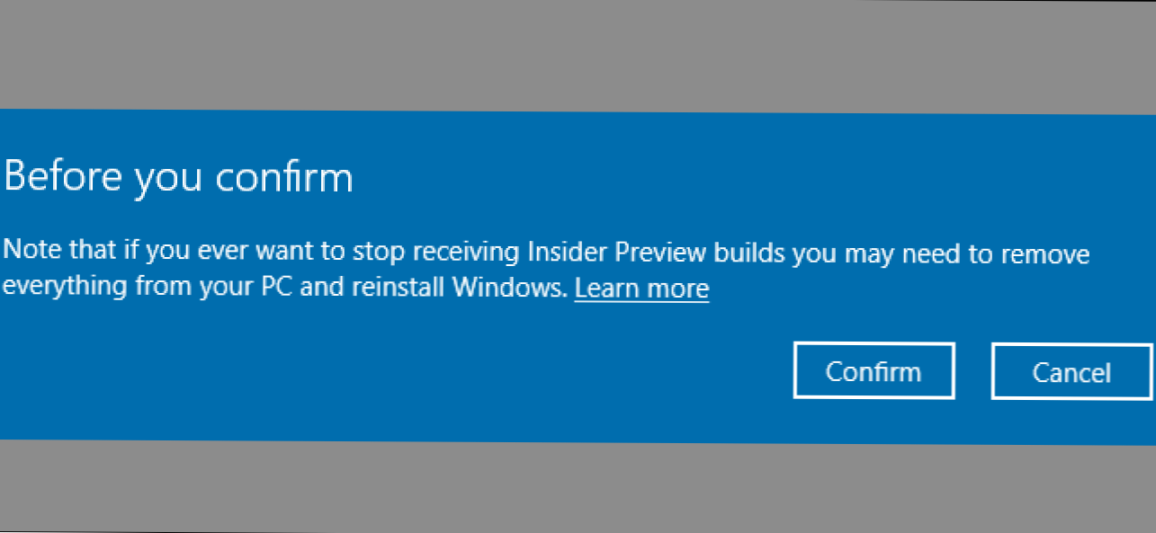 Cum de a trece de la previzualizarea insiderului Windows 10 Înapoi la stabil (fără reinstalarea) (Cum să)