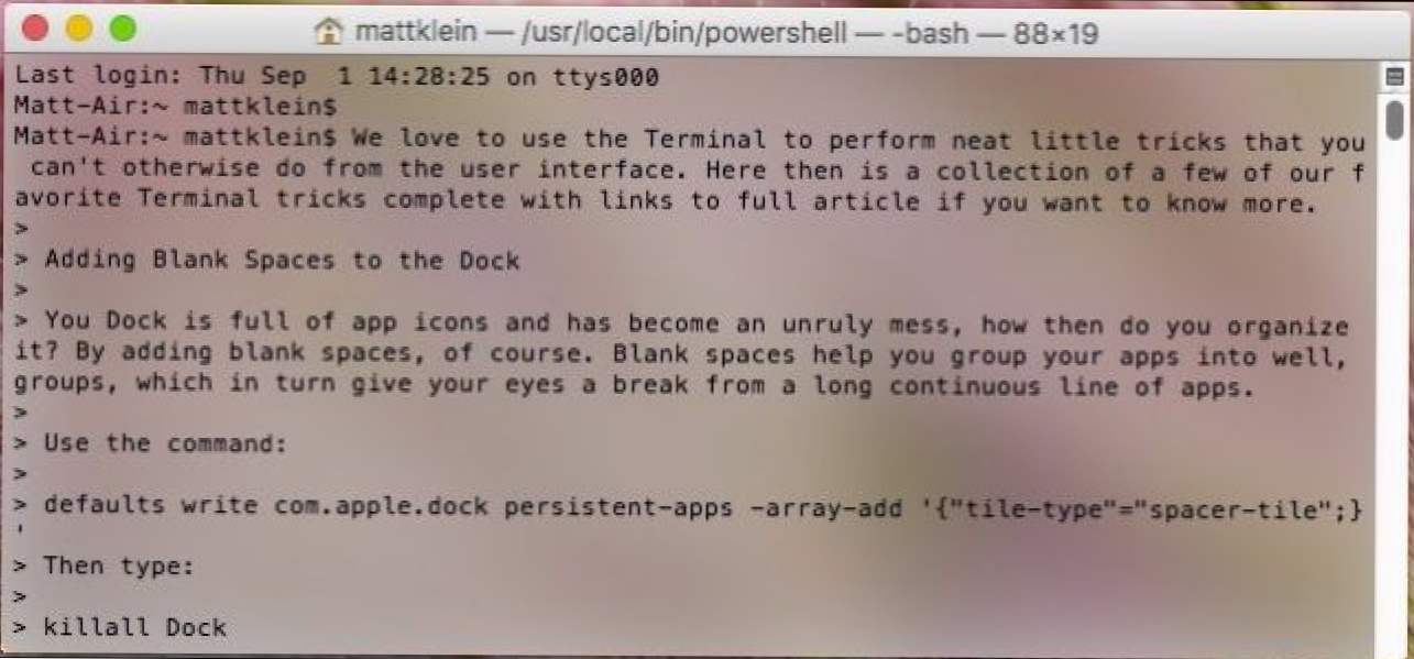 Топ 10 терминални трикове в macOS (Как да)