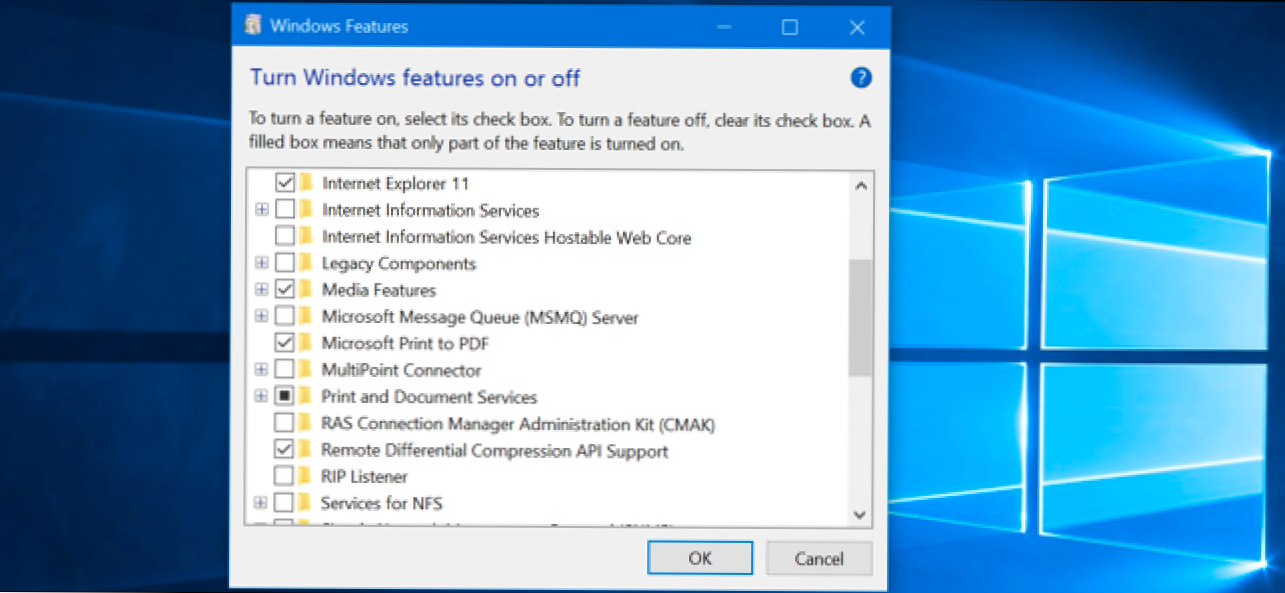 Ce fac "opțiunile opționale" ale Windows 10 și cum le porniți sau le dezactivați (Cum să)