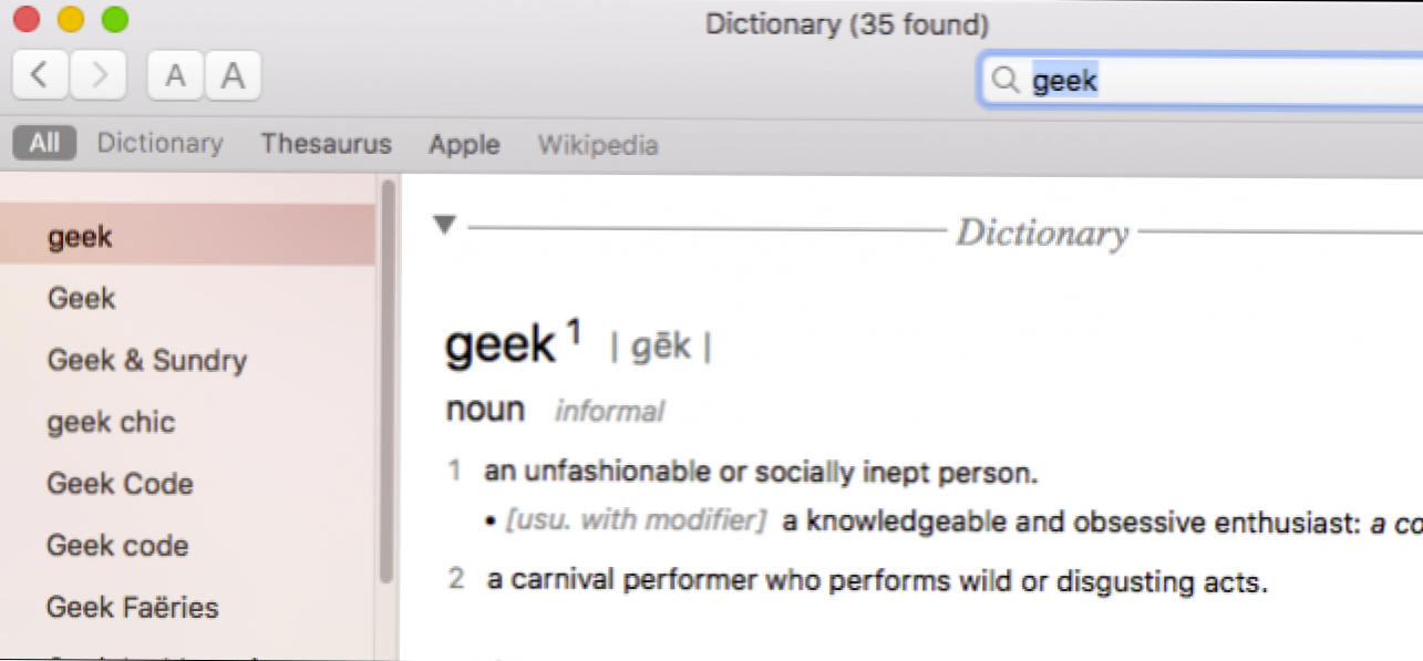 Jūsu Mac vārdnīca ir vairāk nekā definīcijas: Lūk, ko jūs varat meklēt (Kā)