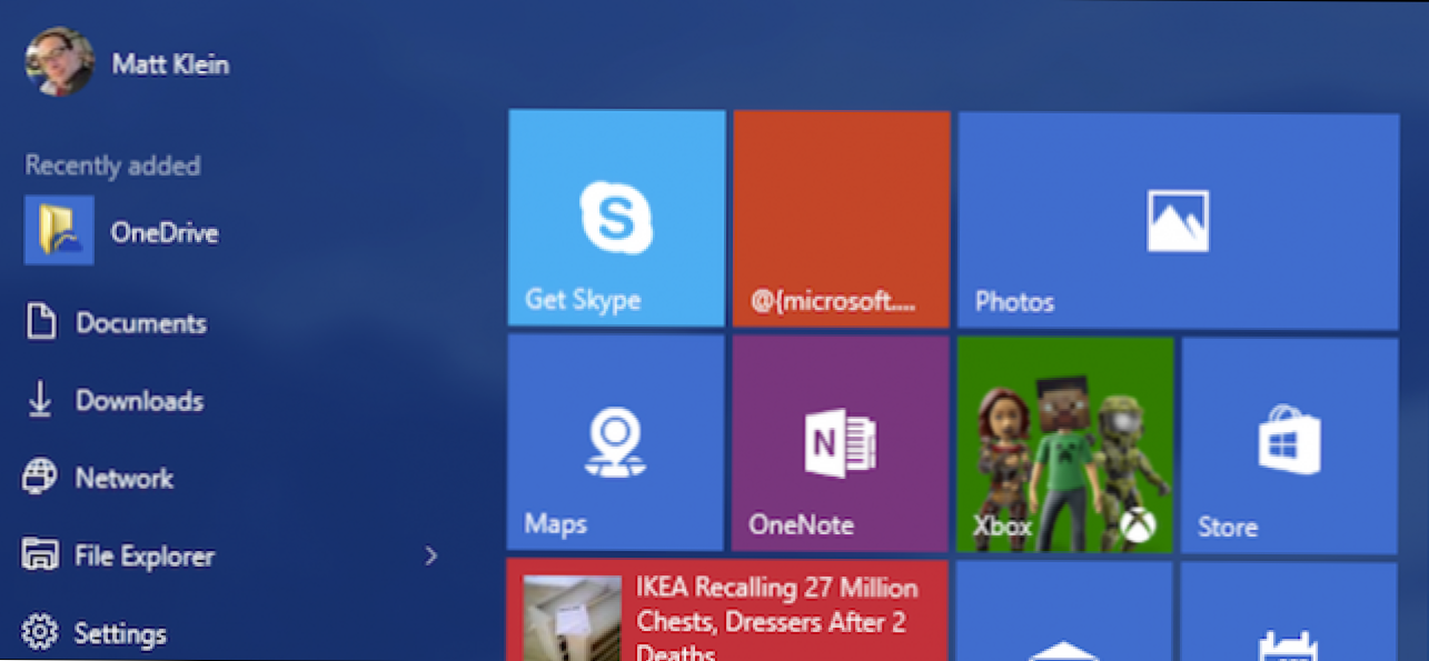 Zapoznanie się z nowym menu Start w systemie Windows 10 (Jak)