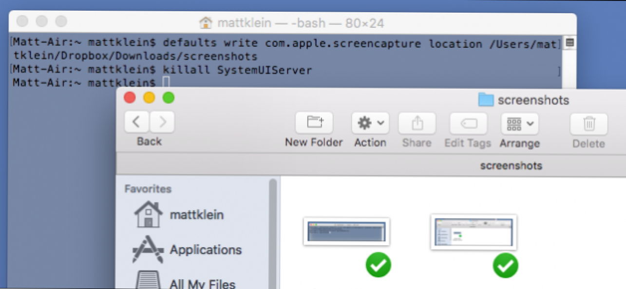 Kuinka vaihtaa kuvakaappauksia, jotka tallennetaan OS X: ssä (Miten)