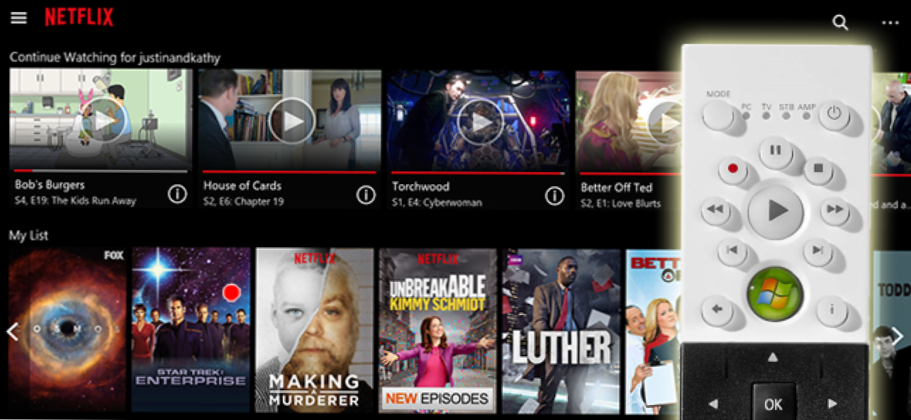 Jak kontrolować Netflix w Windows za pomocą pilota telewizora (Jak)